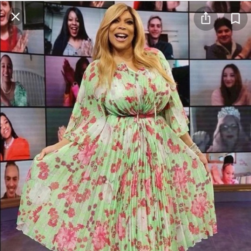 Floral Pleated Dress - Christopher John Rogers